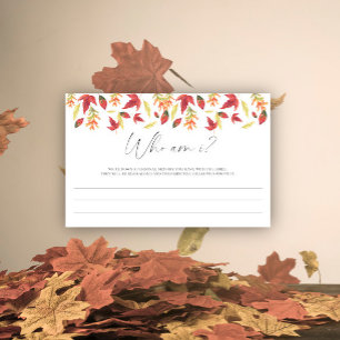 Herfst bladeren - Wie ben ik vrijgezellenfeest spe Briefpapier