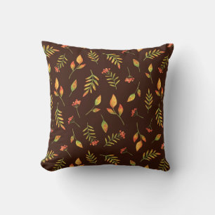 Herfst Bladerpatroon - Rustieke Herfst Home Decor Kussen