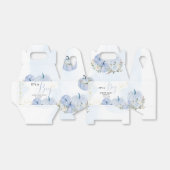 Herfst Blauw Pompoen Bloemen Jongen Baby shower Bedankdoosjes