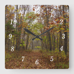 Herfst Bliss Wandklok Vierkante Klok