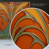 Herfst bloeien keramische Tegel Tegeltje