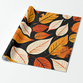 Herfst bloeit: levendige herfstbladeren cadeaupapier