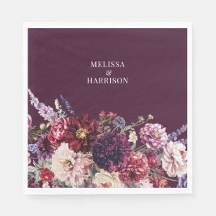 Herfst Bloem Dahlia Dank u Donker Servet