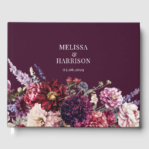 Herfst Bloem Dahlia Donker Gastenboek