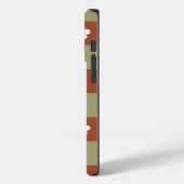 Herfst Bloem Gingham Controleer patroon Case-Mate iPhone Case (Achterkant / Links)