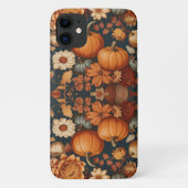 Herfst Bloem Herfst Pompoenen Halloween Cadeau Case-Mate iPhone Case (Achterkant)