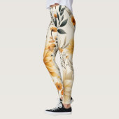 Herfst bloemblaadjes leggings (Links)