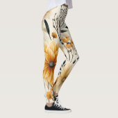 Herfst bloemblaadjes leggings (Rechts)