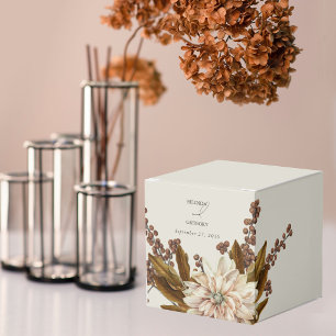 Herfst Bloemen Aardse Tonen Waterverf Herfstbruilo Bedankdoosjes