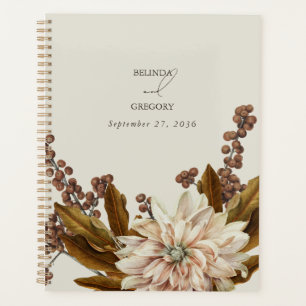 Herfst Bloemen Aardse Tonen Waterverf Herfstbruilo Planner