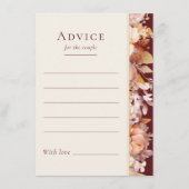 Herfst Bloemen Bourgondië Cream Bruiloft Advies Ka (Voorkant)