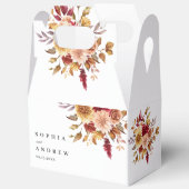 Herfst Bloemen Bruiloft Bedankdoosjes (Open)