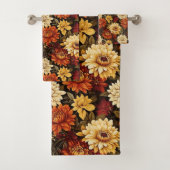 Herfst Bloemen Chrysanten Bad Handdoek (Insitu)