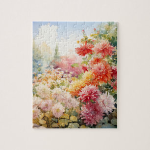 Herfst bloemen chrysanten puzzel 110 stuks. 20,3 x