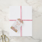 Herfst Bloemen Dank u voor de labels Cadeaulabel (Met Touw)