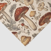  Herfst Bloemen Decoupage Paddenstoelen Tissuepapier (Detail)