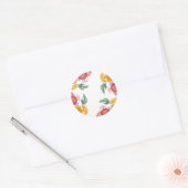 Herfst Bloemen Envelop Seal Stickers (Envelop)