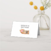 Herfst Bloemen & Hout Teken (Achterkant)