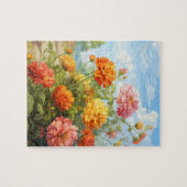 Herfst Bloemen Marigold Puzzel 110 Stks. 20,3 x 25 Legpuzzel (Horizontaal)