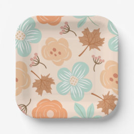 Herfst Bloemig Papieren Bord
