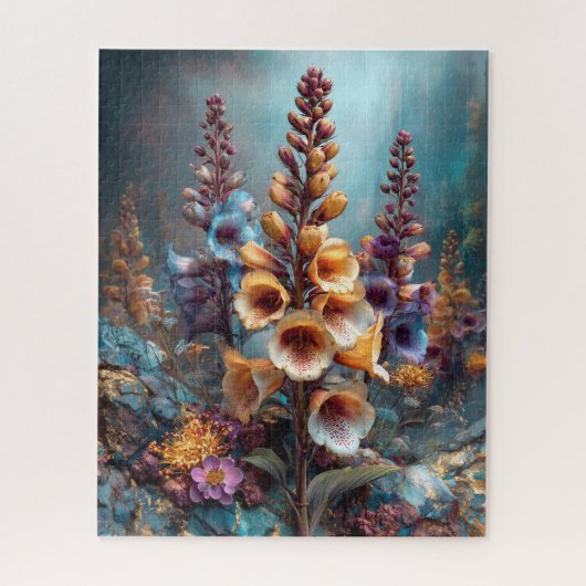 Herfst Bloemig Puzzel (Verticaal)