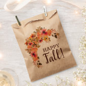 Herfst Bloemige Herfst Slinger Feest Bedankzakje (Geknipt)