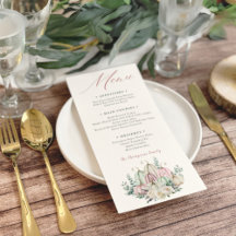 Herfst Bloemige Pompoen Thanksgiving Diner