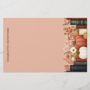 Herfst Bloemrijk Boekachtig Briefpapier