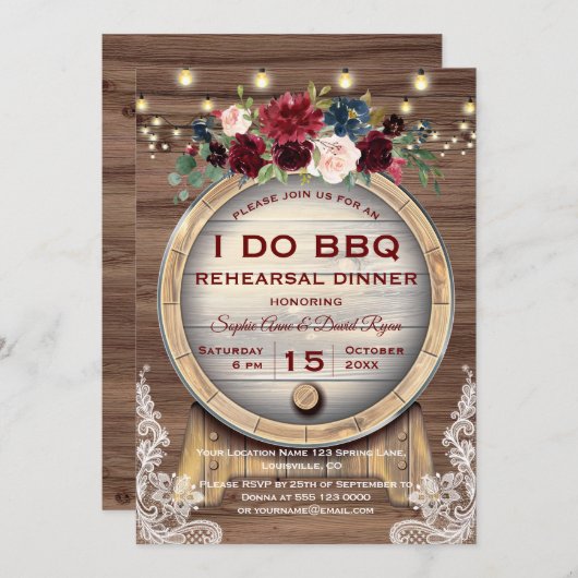 Herfst Bloemrijke Wijnvat Wijngaard Proefhuwelijk Kaart (Voorkant / Achterkant)