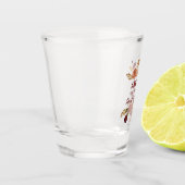 Herfst Bloemstuk Pompoen  Shot Glas (Links)