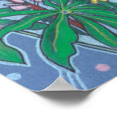 Herfst Boeket Bluebonnet Wildflower Bloemschets Poster (Hoek)