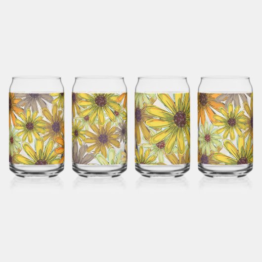 Herfst Boeket Drinkware Set Blikvorm Glas (Links)