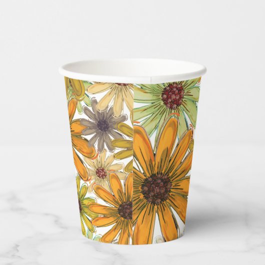 Herfst Boeket Papieren beker (Rechts)