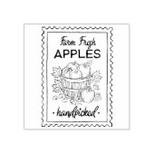 Herfst Boerderij Fresh Apple Quote Stamp Rubberstempel (Afrduk)