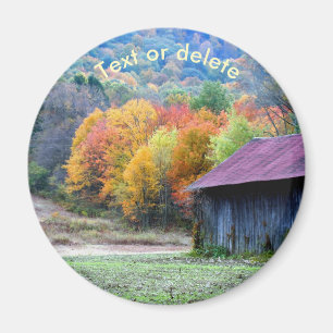 Herfst Boerderij Tabaksschuur Natuur gepersonalise Magneet