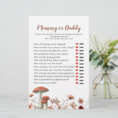 Herfst Boho Mushroom Floral Mouse of Dad Games (Staand voorkant)