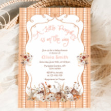 Herfst Boho pompoen Baby shower