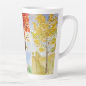 herfst bomen Latte Mok (Rechts)