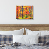 Herfst bomen omwikkeld canvas afdruk (Insitu (Slaapkamer))