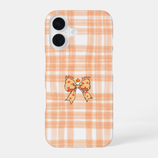 Herfst Boog Esthetische Gezellige Oranje iPhone 16 Hoesje