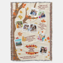 Herfst Boom Familie Quotes & Herinneringen Foto Co