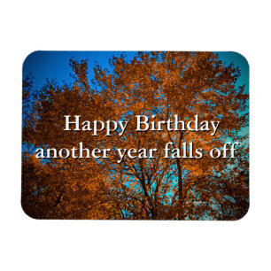 Herfst boom glinsterend in gouden flexibele fotoma magneet