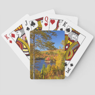 Herfst boom landschap, Maine Speelkaarten