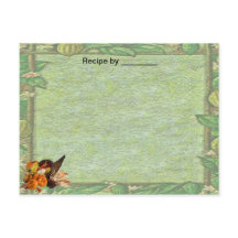 Herfst Border Recipe Custom Card