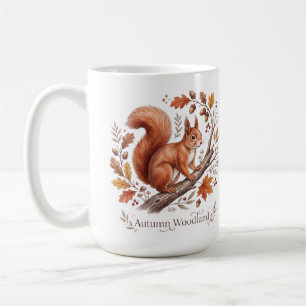 Herfst Bos Eekhoorn Koffiemok