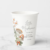 Herfst bos kleine paddenstoel baby shower papieren bekers (Voorkant)