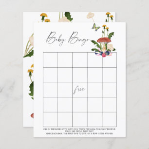 herfst bos paddenstoelen - Baby Bingo spel