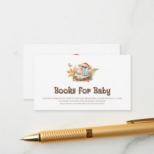 Herfst Bos Sprookjesboeken voor Baby Inzet Informatiekaartje