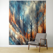 Herfst Bossen 2 - Waterverf