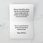 Herfst Bossen & Zonneschijn - Aangepaste Verjaarda Kaart (Binnen)